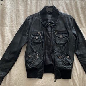 Allen B by Allen Schwartz Faux Leather Jacket